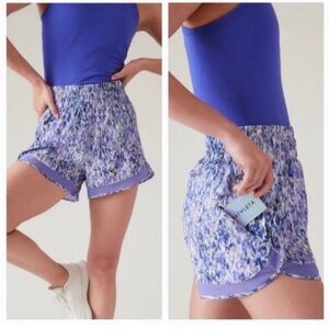 Athleta High Rise Racer Shorts